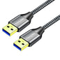 USB 3.0 A to A Male Cable 20 ft,Super Speed Type A Male to Male Cable USB 3.0 Double End USB Cord for Hard Disk, Cameras,Laptop Cooler, DVD Player and More (20FT/6M)