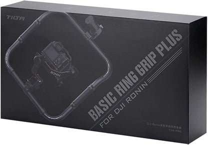 Tilta Basic Ring Grip Plus Compatible with DJI Ronin RS3 Pro/ RS4/ RS4 Pro | Improved Stability, Movement & Flexibility | Aluminum Alloy | Multiple Power Options
