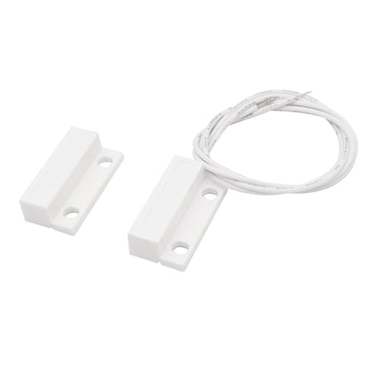 FOCMKEAS 2Pcs Magnetic Reed Switch Surface Mount, NC, 2 Wire, ABS, MC-38