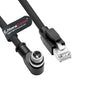 Alvin's Cables M12 8 Pin Male to RJ45 Shielded Ethernet Cable X Coded 8 Position Cat6a Cable for Cognex Industrial Camera 3.2ft/1M