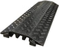 Kable Kontrol Drop Over Floor Cord Cover – 40” Inch Long 3 Channel Cable or Wire Protector – Rubber Ramp for Indoor and Outdoor Use – Black