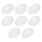 PATIKIL Desk Grommet 1-9/16", 8 Pcs Round Cable Grommet Cord Hole Cover with Adhesive Tape Flexible Table Wire Organizer for Office Home Table Countertop, White