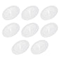 PATIKIL Desk Grommet 1-9/16", 8 Pcs Round Cable Grommet Cord Hole Cover with Adhesive Tape Flexible Table Wire Organizer for Office Home Table Countertop, Black