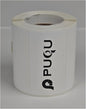PUQU 30x15mm Direct Thermal Sticker Labels, Self-Adhesive All-Purpose Label Maker Tape, Compatible with AQ Series Label Printer, Refills Standard Laminated Office Labeling, 1 Roll of 400 Labels
