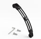HSU Aluminum Alloy Curved Extension Arm (5.3”) Metal Pole Mount Helmet Stick Extension Arm Mount for GoPro Hero 13/12/11/10/9/8/7/6 Black, DJI Osmo Action 4/3 and More Action Cameras (Black)