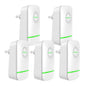 Elon-musk's Electricity Saving Box Stop Watt Stopwatt Energy Saving Device Save Energy Saving Device Energy Saving Power Strip for Home Office US Plug 90v-250v 30kw Rated Green (5PCS White)