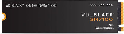 WD_BLACK 4TB SN7100 NVMe Internal Gaming SSD Solid State Drive - Gen4 PCIe, M.2 2280, Up to 7,000 MB/s - WDS400T4X0E [New Version]