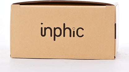 INPHIC Wireless Mouse Rechargeable, Upgraded Visible Battery, 2400 DPI, Silent Ergonomic Computer Wireless Mouse for Laptop, Mac, PC etc.