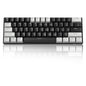 Camiysn 60% Mechanical Gaming Keyboard,Mixed Color Keycaps Gaming Keyboard with Linear Red Switches, Detachable Type-C Cable Mini Keyboard with Blue LED Light for PC/Laptop