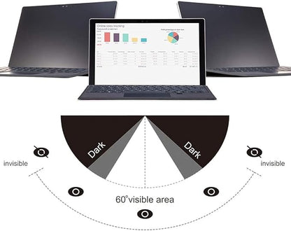 FILMEXT for Microsoft Surface GO 2th Generations Fully Removable Privacy Screen Protector Filter, Anti-Spy Filter, Anti-Glare Feature Makes (for Surface GO 2th Generations Privacy Screen Protector)