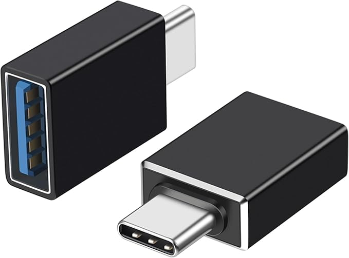 USB C Male to USB A Female Adapter (3 Pack),USB 3.2 GEN2 10Gbps High-Speed Data PD 60W Fast Charging for iMac,MacBook Pro/Air,iPhone 16 15,iPad,Microsoft Surface,Samsung Galaxy S24/23/22,etc.