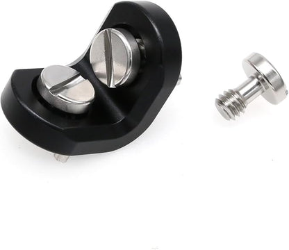 L Shaped Angle Bracket 3/8"-16 1/4" Corner Brace Joint Mounting Extension Adapter for Teradek Wireless System ARRI Sony RED Camera Monitor Focus Motor