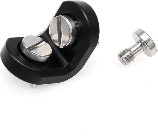 HangTon L Shaped Angle Bracket 3/8"-16 1/4" Corner Brace Joint Mounting Extension Adapter for Teradek Wireless System ARRI Sony RED Camera Monitor Focus Motor