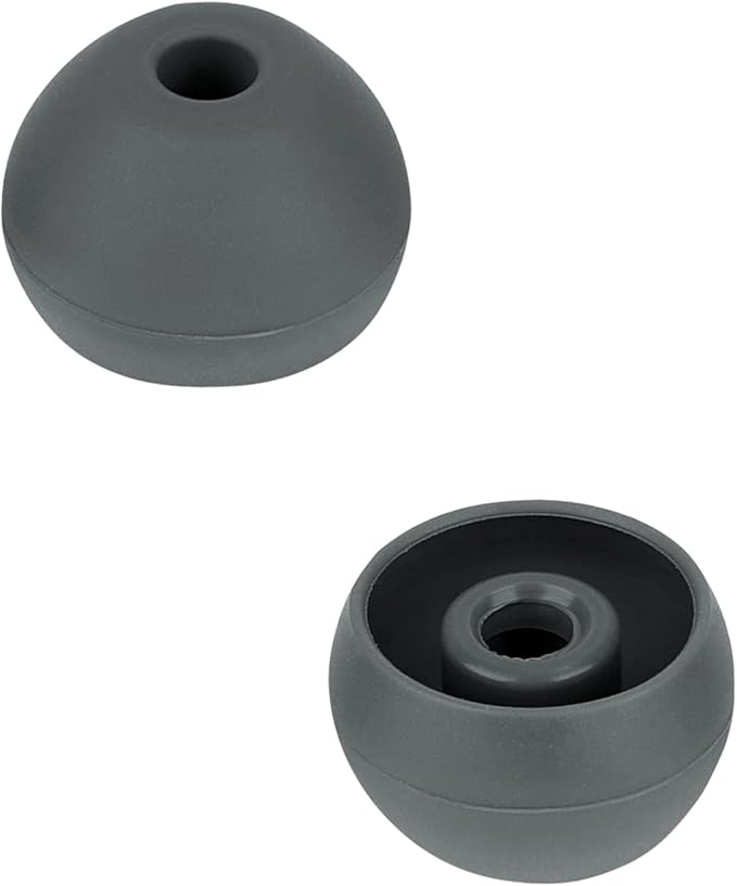 Earbud Tips Earbud Replacement Tips Replacement Earbud Tips Earbud Covers Replacement Ear Pads Earbud Rubber Tips Ear Tips for Powerbeats Pro Beats Wireless Earphone Headphones 4 Pairs (Dark Gray)