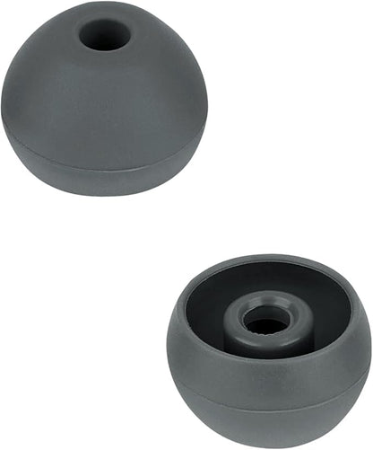 Earbud Tips Earbud Replacement Tips Replacement Earbud Tips Earbud Covers Replacement Ear Pads Earbud Rubber Tips Ear Tips for Powerbeats Pro Beats Wireless Earphone Headphones 4 Pairs (Dark Gray)