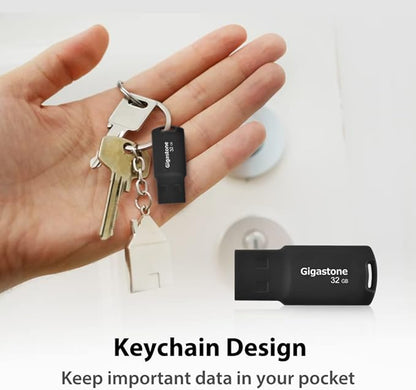 GIGASTONE V70 32GB 5-Pack USB 2.0 Flash Drive Thumb Drive Memory Stick Pen Drive Capless Design Pen Drive