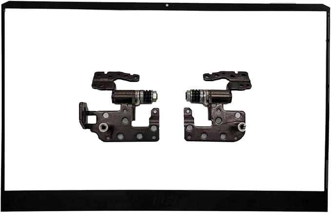 Replacement LCD Back Cover Rear Case Top Lid Hinges with Front Bezel for MSI GE76 GP76 Raider 11UG 11UH 11UE 12UG 12UE 9S7-17K314 MS-17K3 Series Laptop 3077K1A412 3077K1A412Y
