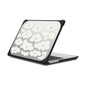 CASETiFY Bounce MacBook Pro 16-inch (M1-M5) Case [Enhanced Protective Corner Design/Ventilation Cutouts/Anti-Slip Grip] - Cute Clouds by Eggsdoodz - Clear Black