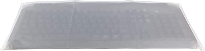 Keyboard Dust Cover, Universal PC Computer Desktop Keyboard Skin Protector Cover by SZBRO (20W x2H x9D)