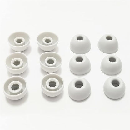 Silicone Eerbuds Tips for Beats Fit Pro Replacement Ear Tips for Beats Fit Pro/Beats Studio Buds Earbuds 6 Pairs LMS White