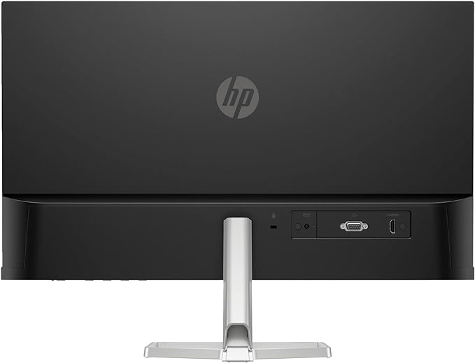 HP Series 5 524sf Monitor (Replaces M24f) 24" IPS FHD 300 nits Display, -5 to +25 Degrees Adjustable Tilt, Flicker Free, Anti-Glare, 1x HDMI, 1x VGA, Black/Silver w/Dockztorm HUB USB Port Expander