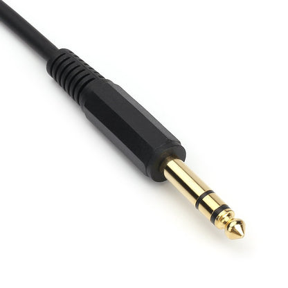 Disino 1/4 Inch Male to Female Stereo Extension Cable Gold Plated Quarter inch Headphone Extension Cable Cord- 20FT /6.6 Meters