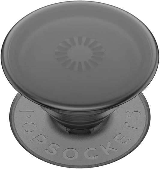 PopSockets Phone Grip with Expanding Kickstand, Adhesive Grip - Translucent Black