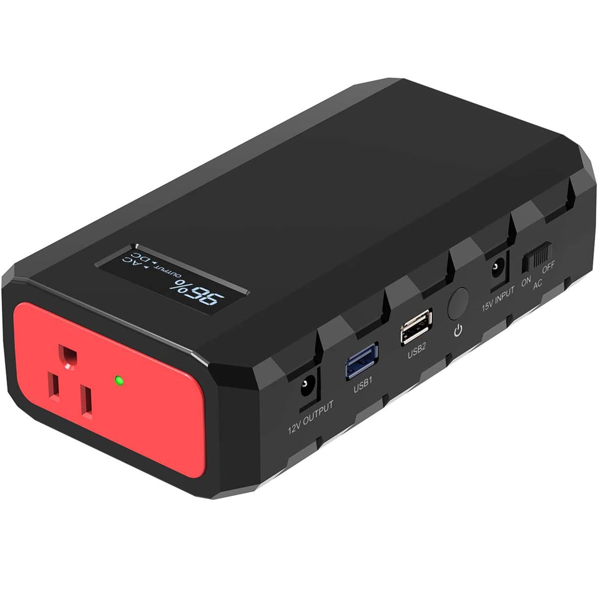 SinKeu Power Bank, 24000mAh with 110V AC Outlet Portable Laptop Battery Bank, 65Watt Portable Power Charger for iPhone 15, Outdoor Camping and Home Office Hurricane Emergency