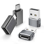 Elebase 4Pack USB to USB C Adapter with Type C Male to 3.0 Female Adaptor