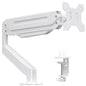 Suptek Single Monitor Mount Adjustable Gas Spring Monitor Arm Desk Mount Stand Fits 17 20 22 23 24 26 27 32 33 inch Monitors,Holds up to 22 lbs,White(MD18W)