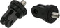 1/4 Inch Aluminum Metal Camera Mount Adapter, Conversion Camera Tripod Mount Compatible with GoPro Hero 13/12/11/10/9/8 Black,Other Action Cameras and Other Standard 1/4 Accessories（2 Packs）