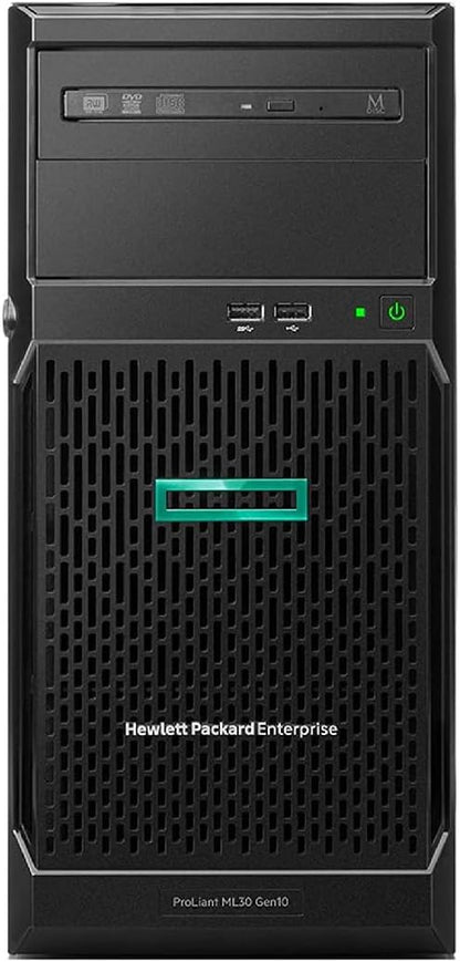 Hewlett Packard Enterprise HPE ProLiant ML30 Gen10 Plus Tower Server, Xeon E-2314 4-Core 2.8GHz, 64GB DDR4 Memory, 48TB HDD Storage, RAID, iLO