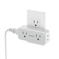 TESSAN Wall Outlet Extender, Multi Plug Mini Wall Expander, Grey