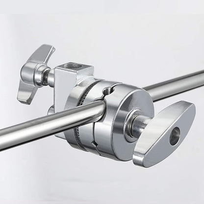 Aluminum Alloy Multi Functional Heavy Duty 2.5 inch Grip Head Swivel Head Clamp Holder Bracket Adapter with 1/2",1/4",3/8", 5/8" Mount for Light Stand, Extension Boom Arm,Photographic Equipment