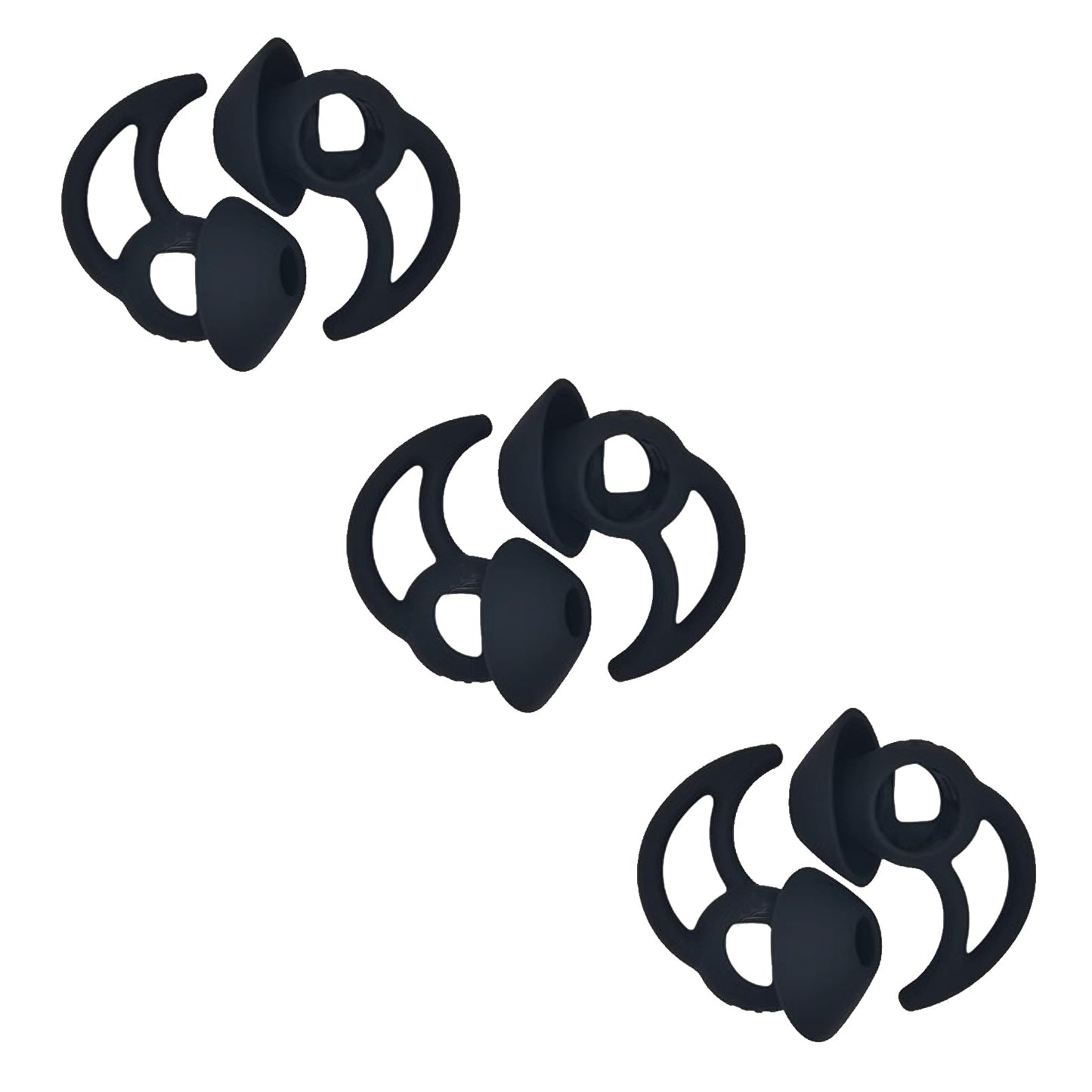 WKYMY Silicone Replacement Earbud Tips Earbud Covers Ear Tips Compatible with Bose Quietcomfort and Sport Headphone Rubber Tips Large 3 Pairs