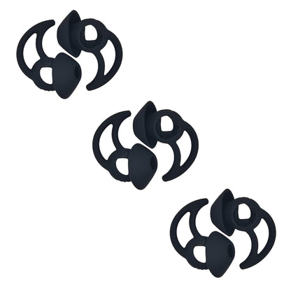 WKYMY Silicone Replacement Earbud Tips Earbud Covers Ear Tips Compatible with Bose Quietcomfort and Sport Headphone Rubber Tips Large 3 Pairs