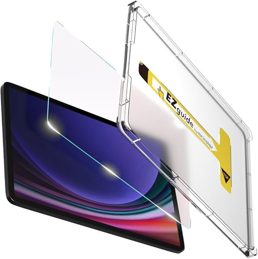 BELLEMOND Tempered Glass Screen Protector for Galaxy Tab S11 / S10 FE / S9 FE / S9 / S8 / S7 (10.9”/11”) | Blue Light Cut | EZ Guide Kit for Flawless Install | 10H | 1 Pack | Designed in Japan