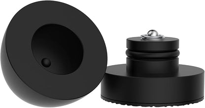 Audiocrast 4X HiFi Speaker Spikes Stand Feet Pads 30x33mm Isolation Feet, Aluminum Speaker Shock Absorber for Subwoofer Amp Turntables DAC