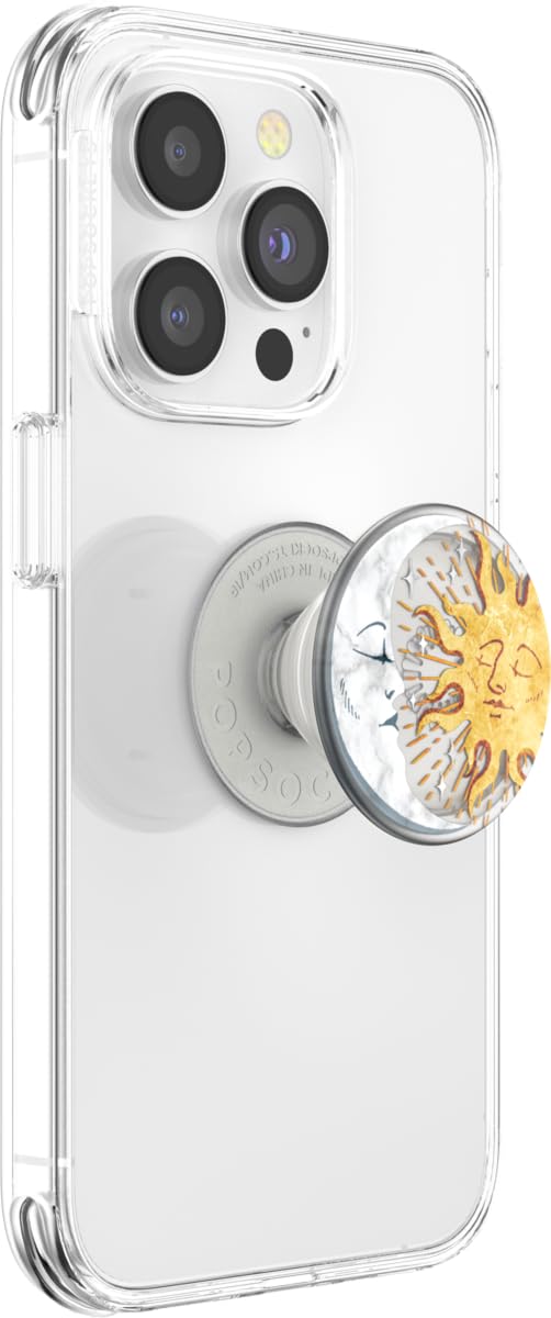PopSockets Adhesive Phone Grip, Holder- Sun and Moon