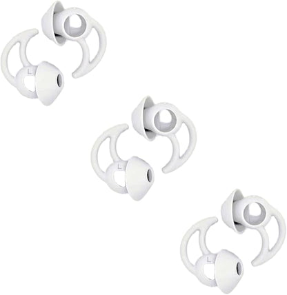 Silicone Ear Tips Replacement Earbud Tips Compatible with Bose Quietcomfort and Sport Headphone Ear Bud Tips Earbud Covers Large 3 Pairs