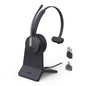 Yealink BH70 with Stand Wireless Bluetooth Headset with Microphone for Work, up to 35h Talking Battery Life, 3 Noise Cancellation Mics, Teams Certified, ≤90min Fast Charging, NO Power Adapter Needed
