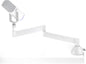 InnoGear Low Profile Mic Arm, 360° Rotatable Microphone Arm Stand Foldable Desk Mic Boom Arm for Fifine AM8 K669B Blue Yeti HyperX QuadCast SoloCast AT2020 and Other Mics, White