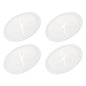 PATIKIL Desk Grommet 2-3/8", 4 Pcs Round Cable Grommet Cord Hole Cover with Adhesive Tape Flexible Table Wire Organizer for Office Home Table Countertop, Light Gray