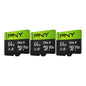 PNY 64GB Elite-X Class 10 U3 V30 A1 microSDXC Flash Memory Card 3-Pack