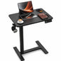 FiCiHi 28 Inch Small Electric Standing Desk, Adjustable Mobile Laptop Desk