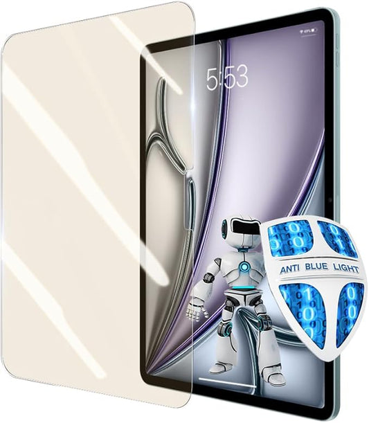 PERFECTSIGHT Anti Blue Light Screen Protector Compatible with iPad Air 5 2022/ Air 4 10.9 inch 2020/ iPad Pro 11 (2022/2021/2020/2018 Model), HD Clear Eye Protection Anti Fingerprint Tempered Glass