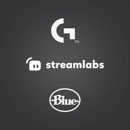 Logitech Blue Yeti Game Streaming Kit with Yeti USB Gaming Mic, Blue VO!CE Software, Exclusive Streamlabs Themes, Custom Pop Filter, PC/Mac/PS4/PS5 - Blackout