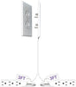 sleek socket Original & Patented Ultra-Thin Outlet with Cord Concealer Kit, Flat Extension with Multi Outlets Power Strip, Ideal for Home Improvement, Hide Bulky and Messy Cords, 6 Feet, White
