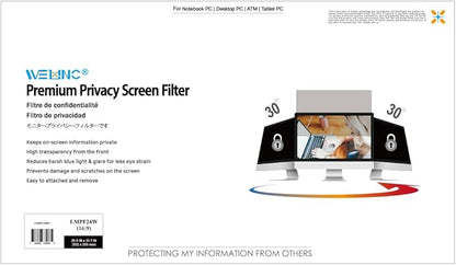 34 Inch Computer Privacy Screen Filter for 21:9 Ultra-Wide Aspect Ratio Widescreen Monitor - Anti Glare Blue Light Filter, Removable Computer Monitor Privacy Shield, Anti-Scratch Screen Protector