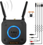 [Upgraded] 1Mii B06Pro Long Range Bluetooth Receiver, HiFi Wireless Audio Adapter, Bluetooth 5.1 Receiver with 3D Surround aptX HD Low Latency Optical RCA AUX 3.5mm Coaxial for Home Stereo System